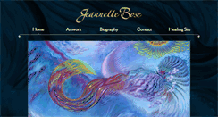 Desktop Screenshot of jeannettebose.com